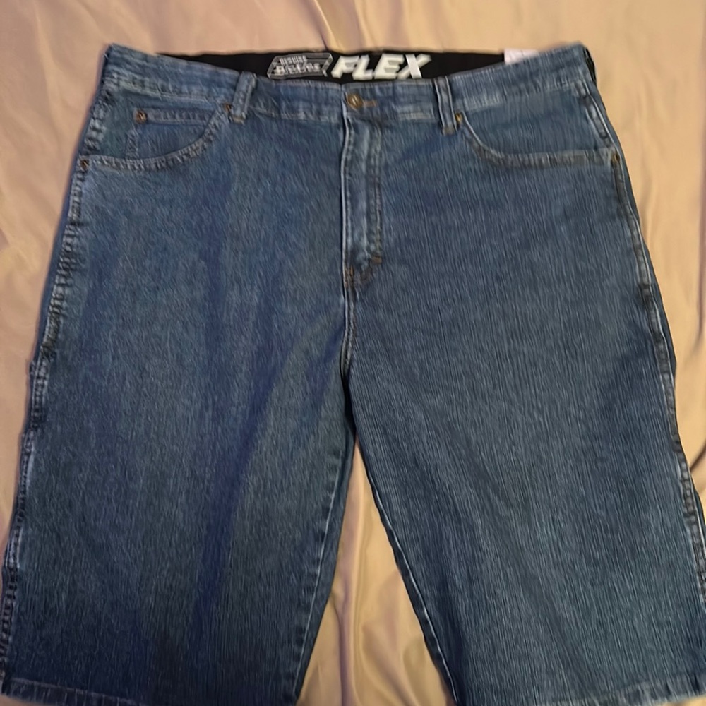 dickies denim shorts